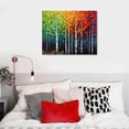 thumbnail image 4 of GOSMITH Abstract Colorful Tree of Life Painting Canvas Wall Art Big Tree Branches Picture Poster Prints for Living Room Home Decor Wrapped, 4 of 4