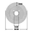 thumbnail image 3 of Diamond Cutting Disc Grinding Wheel 4inch Metal Circular Saw Blades 20mm Bored For Concrete Granit Ceramic Tile Cutting Sanding, 3 of 3