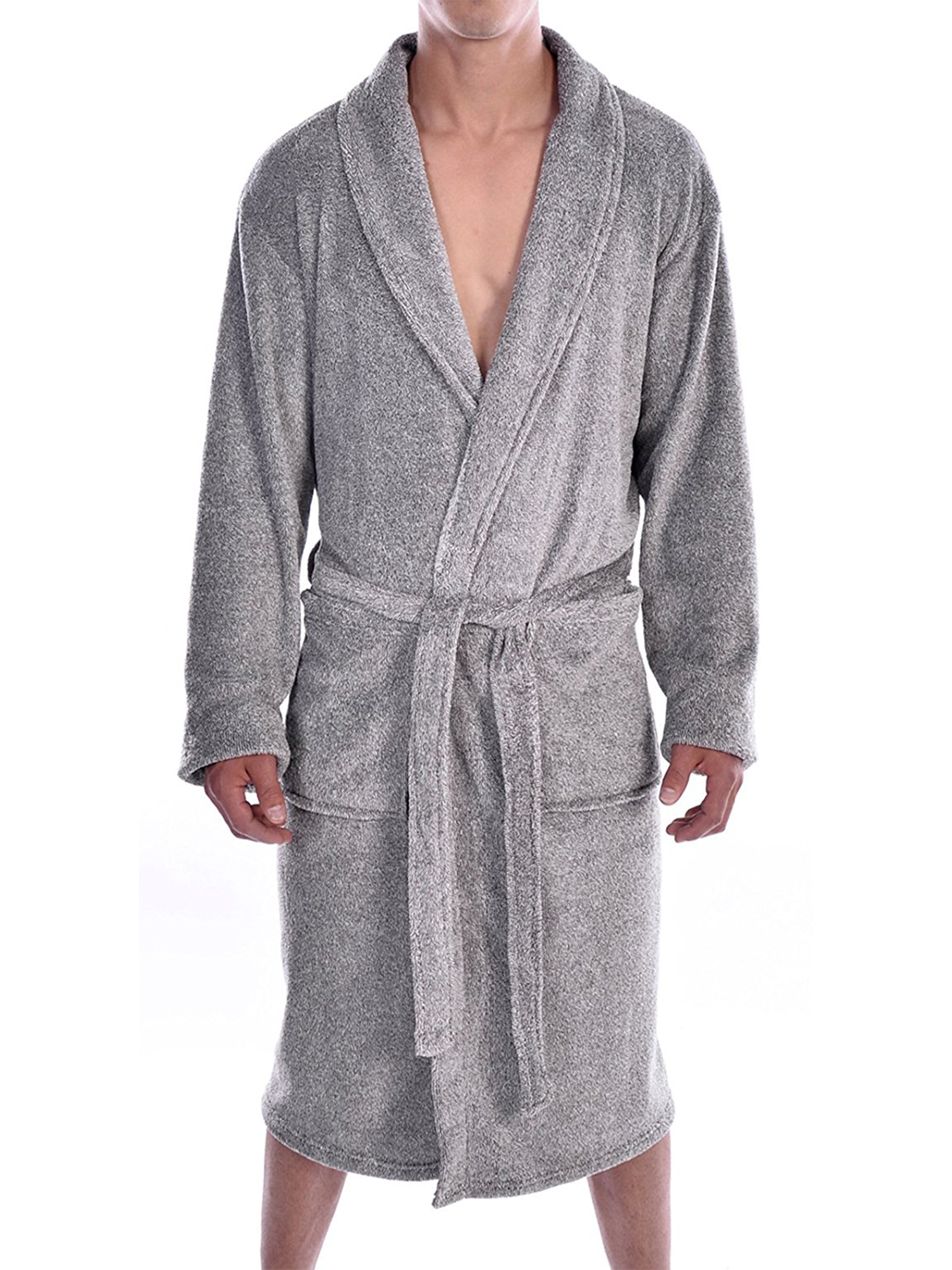 Wanted Men's Micro Fleece Bathrobe