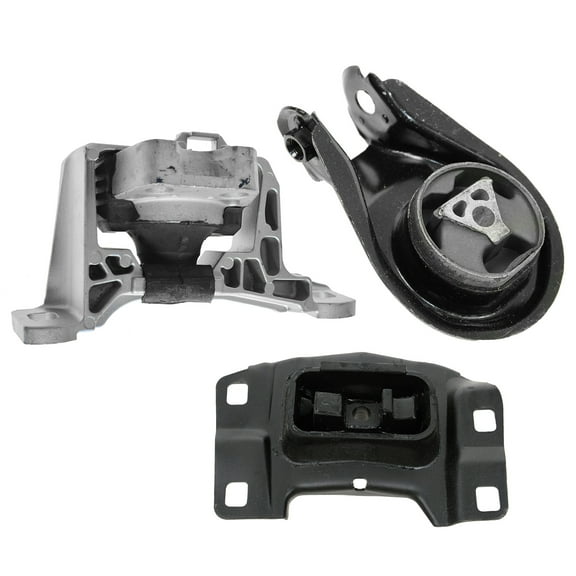 TRQ Engine Motor & Transmission Mounts Set of 3 for 04-09 Mazda 3 2.0L 2.3L MTA34405