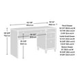 thumbnail image 3 of Sauder® Willow Place Computer Desk, Pacific Maple™, 425282, 3 of 9