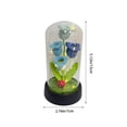 thumbnail image 3 of Handmade Crochet Flower Night Light, LED Knitted Flower Lamp Dome, Warm Glow Bedroom Desktop Decor Gift For Women Mom Girls Birthday, 5.12x2.76x2.76 Inch, 3 of 7
