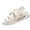White, variant on Womens Orthopedic Walking Sandals Comfortable Plantar Fasciitis Arch Support with Ultra lightweight Adjustable Strap Sandals for Summer Beach Black 9