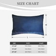 thumbnail image 6 of Balery Retro Blue Glitter Pillow Covers,Bed Pilowcases,Reversible Plush Throw Pillow Covers End Pillow Encasement,Pillow Case - 14"X20", 6 of 9