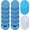 5-6 Inch, variant on 20 count Orbital Buffer Pad Bonnet 7-8 Inch Microfiber Polihing Bonnet Buffing Pad for Polihing, Cleaning, Waxing