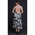 thumbnail image 2 of Bimba Robe de Plage Teinture sur Nœuds pour Femmes, Dos Nu, Col Licou, Été, Soirée, Fête - Petit, 2 of 6