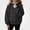 Black, variant on ITSAME Girls Hooded Sweatshirt (3-16) Polka Dot Print Loose Fit Long Sleeve Fall Winter Fashion Versatile Hoodie Size 9