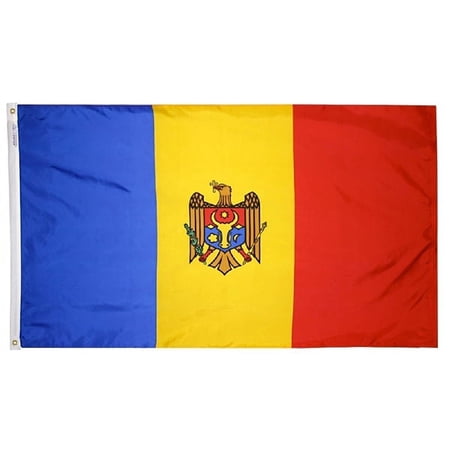 3x5' DURAWAVEZ MOLDOVA NYLON FLAG CH&G
