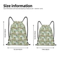 thumbnail image 5 of Yiaed Rabbit And Carrot Print Drawstring Bags Drawstring Backpack Bulk String Back Pack Gym Sport Bag-Small, 5 of 5