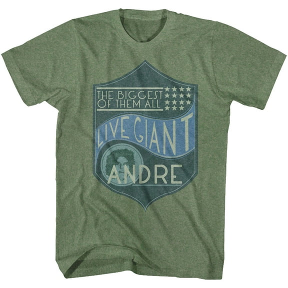 Andre The Giant Biggest Of Them All Green T-Shirt