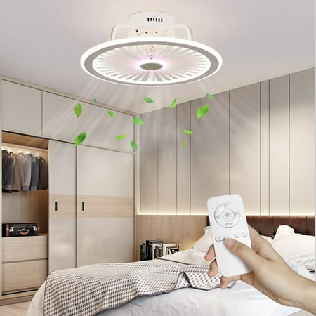 

50CM Ceiling Fan With Lighting LED Light Mute And Remote Control Ultra-thin 18CM Wall Lights hanitom