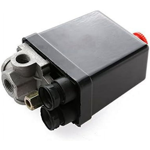 Air Compressor Pressure Switch Control Valve 240V AC 20A 175 PSI 12 Bar 4 Port