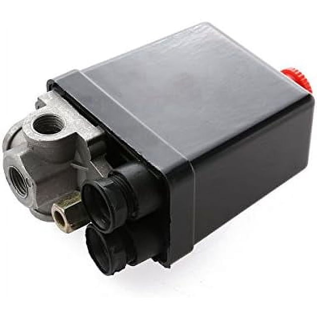 Válvula de control del interruptor de presión del compresor de aire Dinheiro 240 V CA 20 A 175 PSI 12 bar 4 puertos