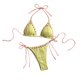 thumbnail image 2 of Traje de baño para mujer, bikini de moda de color liso con tirantes divididos, conjunto de dos piezas, trajes de baño para mujer, conjuntos de bikini para mujer, trajes de baño bikini para mujer, 2 of 3