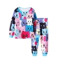 thumbnail image 3 of New children's home suit baby undergarments European style men and girls pajamas two sets, 3 of 5