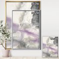 thumbnail image 2 of Aquarelle Minimal Purple Tones I - Tableau encadré de ferme moderne, 2 of 3