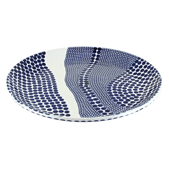 Blue Rose Polish Pottery Zara Large Round Platter