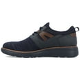 thumbnail image 2 of Vance Mens Claxton Knit Lace-up Round Toe Sneaker, 2 of 9