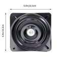 thumbnail image 2 of YSNOOWE Multifunctional Rotating Swivel Turntable A3 Steel Plate Black Stable Rotation 1Pcs, 2 of 8