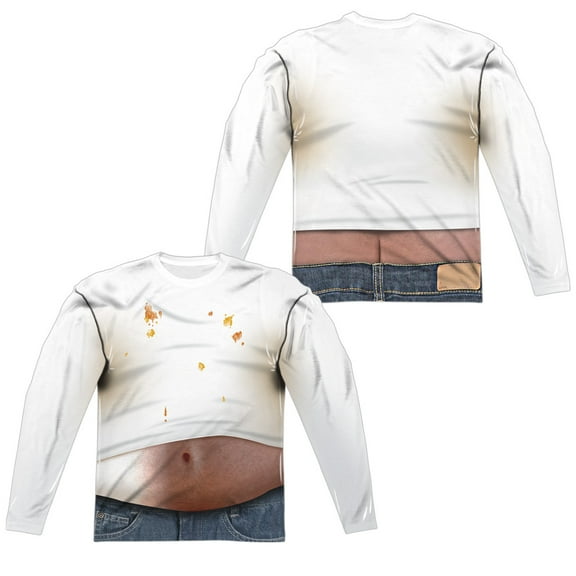 Slob Costume (Front - Back Print) - Regular Fit Long Sleeve Shirt - Large
