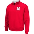 thumbnail image 2 of Men's Colosseum Scarlet Nebraska Huskers Big & Tall Tortugas Quarter-Zip Jacket, 2 of 3
