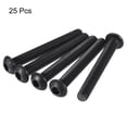 thumbnail image 3 of Unique Bargains M6x45mm Hex Socket Button Head Bolts Alloy Steel Blackening 25 Pack, 3 of 5