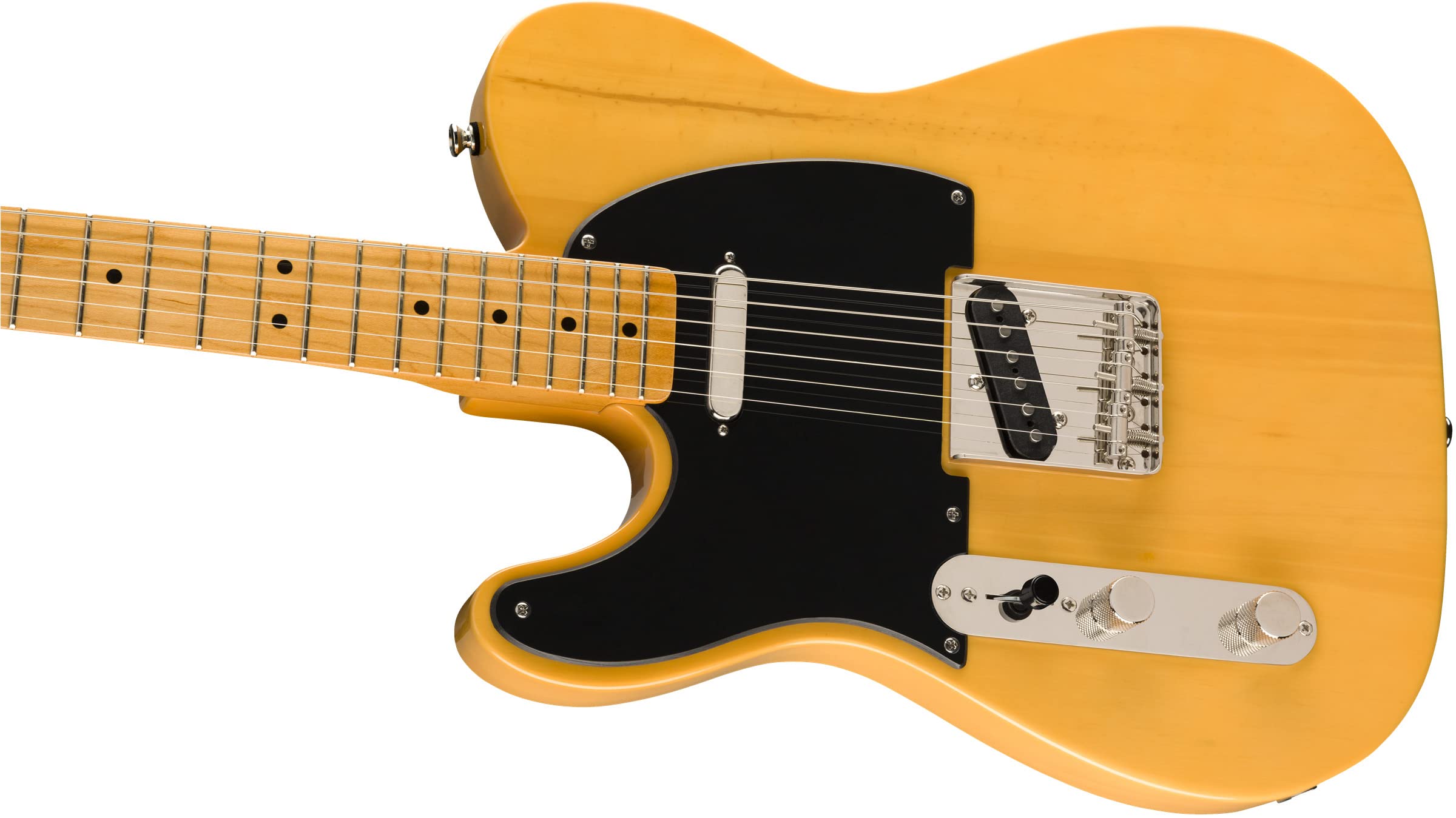 Fender Squier Classic Vibe '50s Telecaster, Left Handed - Butterscotch Blonde Bundle with Gig Bag, Instrument Cable, Tuner, Strap, Strings, Picks, and Austin Bazaar Instructional DVD