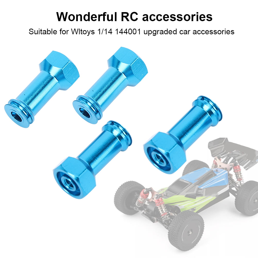 Mount Wheel Hex RC Cars Toys 12mm Aluminum Alloy Blue Sturdy Accessories 