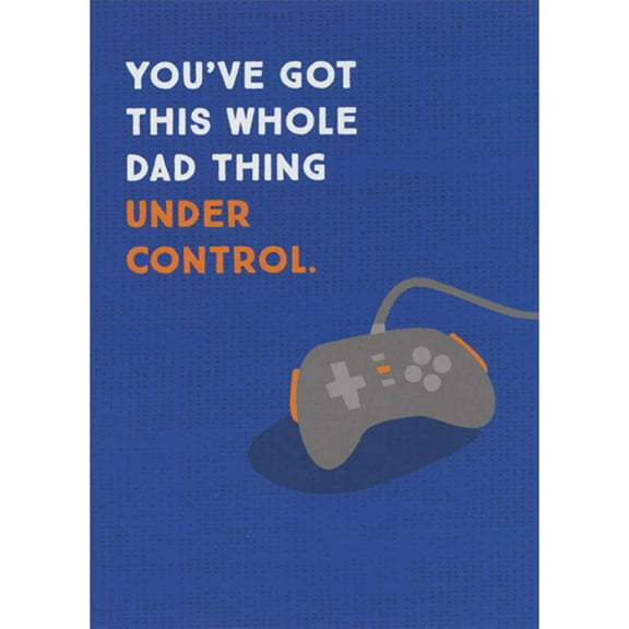 RSVP You've Got This Whole Dad Thing Under Control: Gaming Controller Funny Father's Day Card