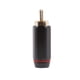 thumbnail image 2 of Conector RCA 2 piezas de Enchufe RCA Conector de sonido a Duradero Negro Fanmusic Conector RCA, 2 of 6