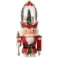 thumbnail image 3 of Roman LED Lighted Musical Christmas Nutcracker - 16.25" - Red and White, 3 of 8