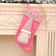 thumbnail image 5 of Moyic Navidad calcetín ventana puerta vacaciones atmósferas decorativas Navidad colgante decoración temática DIY caramelo pelusas Año Nuevo Kits de decoración para fiestas Blanco Moyic HA069724-02, 5 of 6