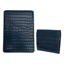 Unique Bargains 1 Set 15.6-16" Tablet and Laptop Sleeve with Accessories Pouch Navy Blue