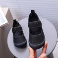 thumbnail image 4 of Otqutp Toddler Dress Sandals Summer New Hollowed Breathable Mesh Shoes Boys Baotou Anti Kick Sandals Girls Solid Color Beach Shoes, 4 of 5