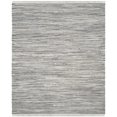 thumbnail image 1 of Safavieh Rag 2'3" X 12' Hand Woven Cotton Rug in Gray, 1 of 3