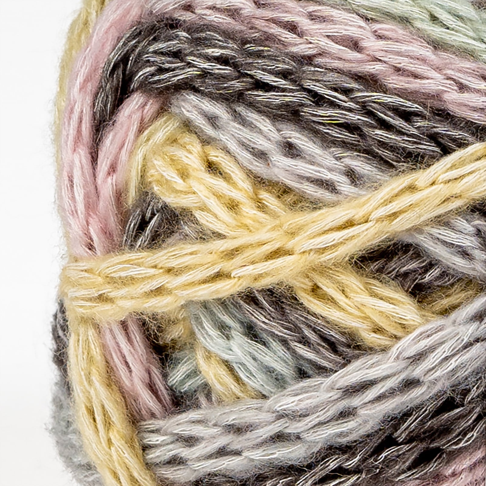 Crafted by Catherine Multi Braided Rope Super Bulky Yarn, 63 yards, 10.5oz/300g (2 Pack)