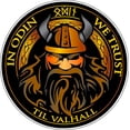 thumbnail image 1 of 2" In Odin We Trust Vinyl Sticker, 1 of 1