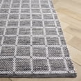 thumbnail image 4 of SAFAVIEH Montauk Elwyn Checkered Cotton Area Rug, Black/Ivory, 6' x 9', 4 of 11