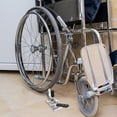 thumbnail image 1 of TABLZONE 1Pair Plated Silver Hand Brake Replacement for Wheelchair with Side Mount Design and Antislip Safety Feature, 1 of 5