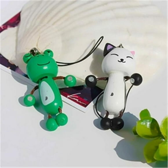 Chat Heureux & Grenouille - Téléphone Portable Charme Sangle Caméra Charme Sangle & Sacs à Main Charmes