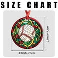 thumbnail image 7 of Baseball Ornaments Ceramic For Christmas, Stained Glass Ornaments Ceramic Christmas 2025, 7 of 7
