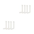 thumbnail image 4 of Kearding 4 Uds. De pinzas para sábanas, pinzas para edredón de ABS fijo Invisible para el hogar, abrazaderas antideslizantes para hebillas Blanco 2piezas, 4 of 6