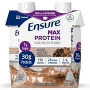 Ensure Max Protein Nutrition Shake, Cafe Mocha, 11 fl oz, 4 Count