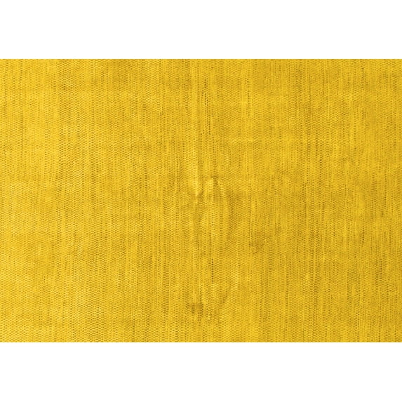Ahgly Company Indoor Rectangle Abstract Yellow Modern Area Rugs, 5' x 7'