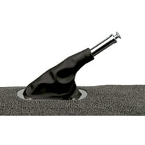 Lokar Floor Mount Emergency Hand Brake Boot, Black Naugahyde, 2.5 in. x 6.25 in,1.5 in.x5.25 in