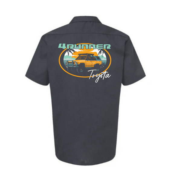 Toyota 4Runner Dickies Work Shirt for Men Durability Meets Style
