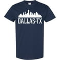 thumbnail image 3 of Inktastic Dallas Texas Skyline Tx Cities T-Shirt, 3 of 5