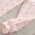 thumbnail image 5 of NOLDARES Toddler Baby Boys Fall Clothes Set Stripe Embroidery Long Sleeve Sweatshirt Pullover Tops & Pants Outfits Size:9-10 Y,Pink, 5 of 9