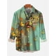 thumbnail image 5 of Camisa de hombre con estampado 3D de pintura al óleo, estampado floral colorido, camisas de manga larga, ropa de calle con botones, diseñador de moda, informal, 5 of 5