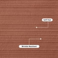 thumbnail image 4 of Mainstays Garment Washed Striped Pillow Sham, Standard, Terracotta Orange, 1 Pack, 4 of 7